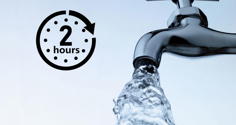 Máy lọc nước chạy liên tục quá 2 giờ